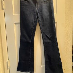 PAIGE Dark Blue Flare Jeans